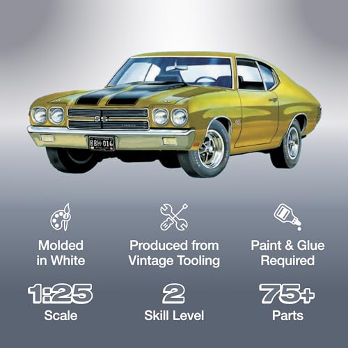 AMT Modelo a Escala 1:25 Chevy Chevelle SS 1970 miniatura 2