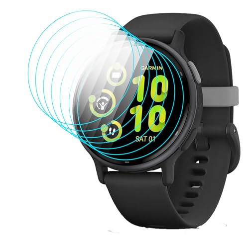 5/3/2/1 Pz Copertura Completa Protezioni Schermo In Vetro Morbido Per Garmin Vivoactive 5 Orologio Sportivo Pellicole Di Copertura Protettiva Impermeabile - Foto 2