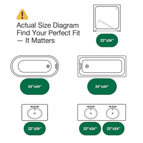 LUMI Beach Bathroom Rugs, Non Slip Bath Mat Ultra Soft Washable Absorbent Quick Dry, Ocean Sea Theme Bath Rug with Starfish Shell for Shower Floor, Kitchen Decor, Kids Room, 22"x34" - Image 3