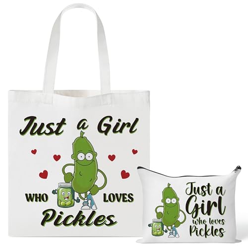 Image of Y1tvei Canvas Bags Gifts, Tote Bag with Makeup Pouch, Birthday Party Favors | Aesthetic Canvas Tote Bag cosmetic Pouch, Reusable Grocery Shopping Handbag, Women Travel Gift, Christian Religious Supply