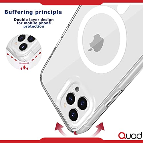 Funda transparente compatible con Mag-Safe e iPhone 13 Pro Max con diseño Ultra Híbrido 4