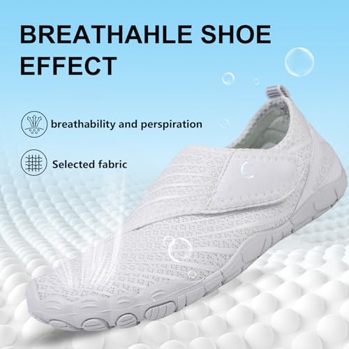 Image of Voyabarefoot Shoes for Women Men 2026 Upgrade Wide Toe Box Barefoot Hiking Sandals,Non-Slip Adjustable Water Shoes for Beach Walking Travel, Comfortable Slip On Walking Shoes