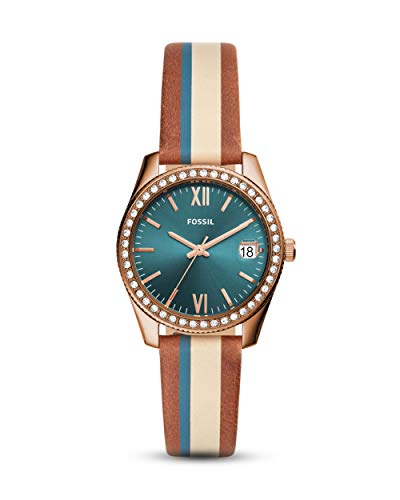 Preisvergleich Produktbild Fossil Damen Analog Quarz Uhr mit Leder Armband ES4593