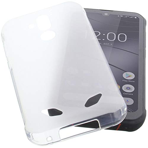 foto-kontor Hülle kompatibel mit Gigaset GX290 / GX290 Plus Tasche Gummi TPU Schutz Handytasche transparent