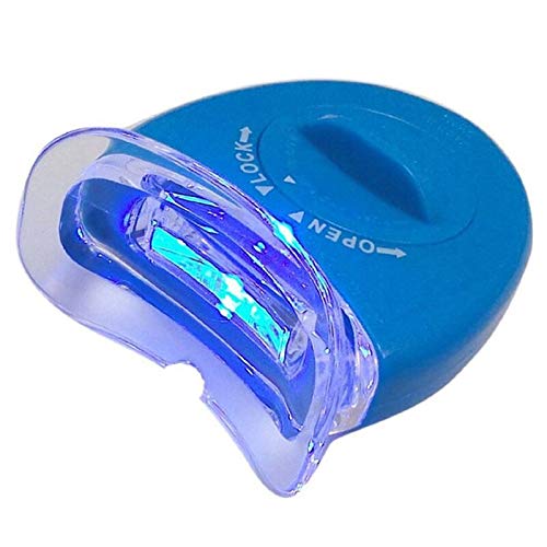 Home Appliances Mini Handheld Teeth Whitening LED Accelerator Light with Battery Blue Blue
