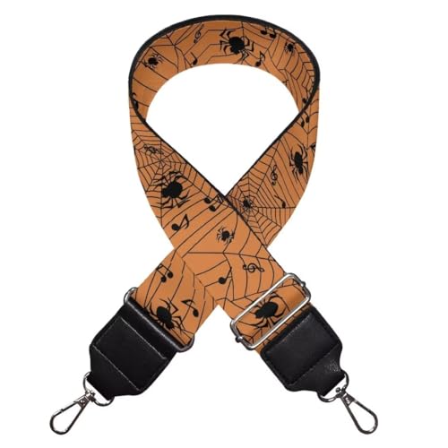 Image of Coldinair Spider Web Wide Shoulder Strap for Women's Handbags, Guitar & Crossbody Bag Straps