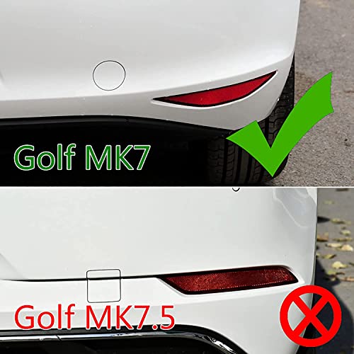 Sourcils de phares pour Golf 7 contre les rayures cache-phares