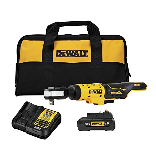 DEWALT Xtreme™ 12V MAX* Brushless 3/8 in. Ratchet Kit (DCF503GG1)