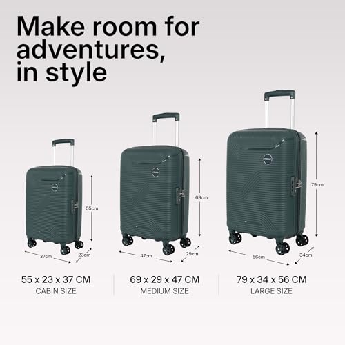 مراجعة American Tourister MAXPLUS 79 سم — حقيبة سفر كبيرة بتقنية TSA باللون الأخضر الزيتي - الصورة 6