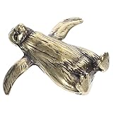 Style vintage élégant : son design vintage apporte une touche classique à n’importe quel espace, faisant de cette pièce un élément remarquable de votre décoration intérieure. ornement de bureau en métal représentant un oiseau, sculptures d’oiseaux en laiton, statues de bureau