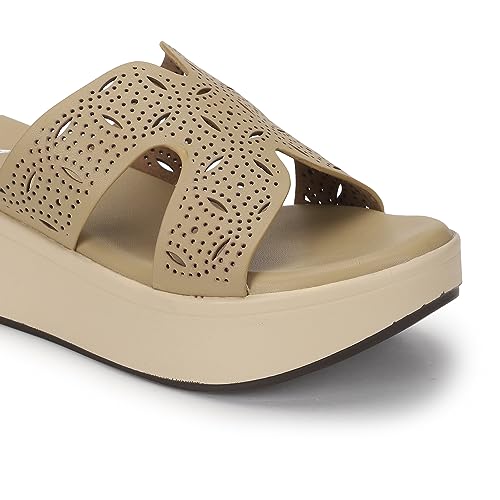 Image of YOHO Comfortable Wedges For Women | Latex Cushioning | Stylish & All Purpose | Vibrant Color | Travel Friendly | Modern Design