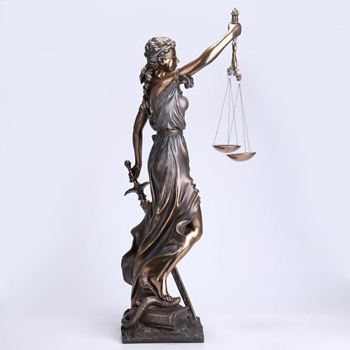 Estatua Themis Diosa Griega de la Justicia 29 Pulgadas miniatura 4