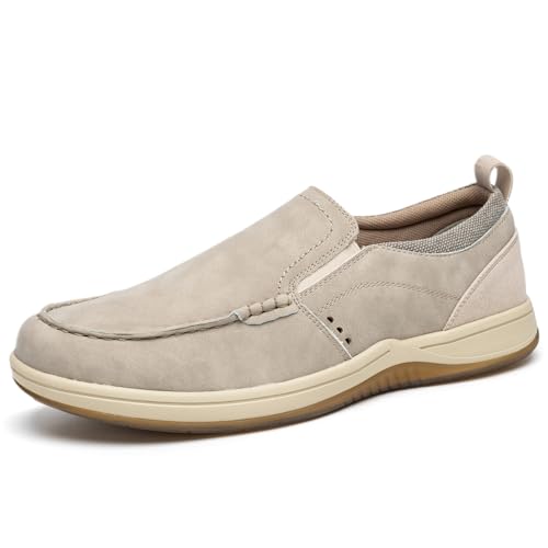 Men's Slip on Shoes Casual Walking Loafers with Arch Support, Orthopedic Shoes Lightweight Non Slip Sneakers