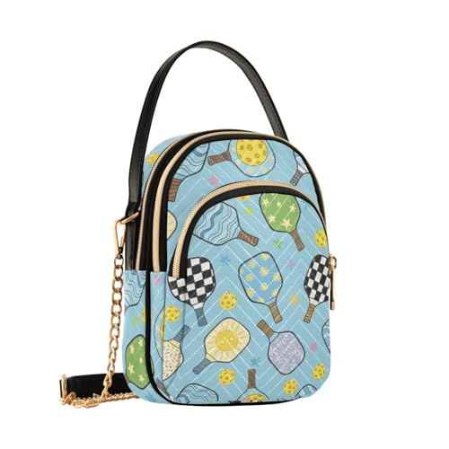 Image of MCHIVER Golf Crossbody Bag for Women Cell Phone Purse Wallet with Removable Chain Shoulder Handbag