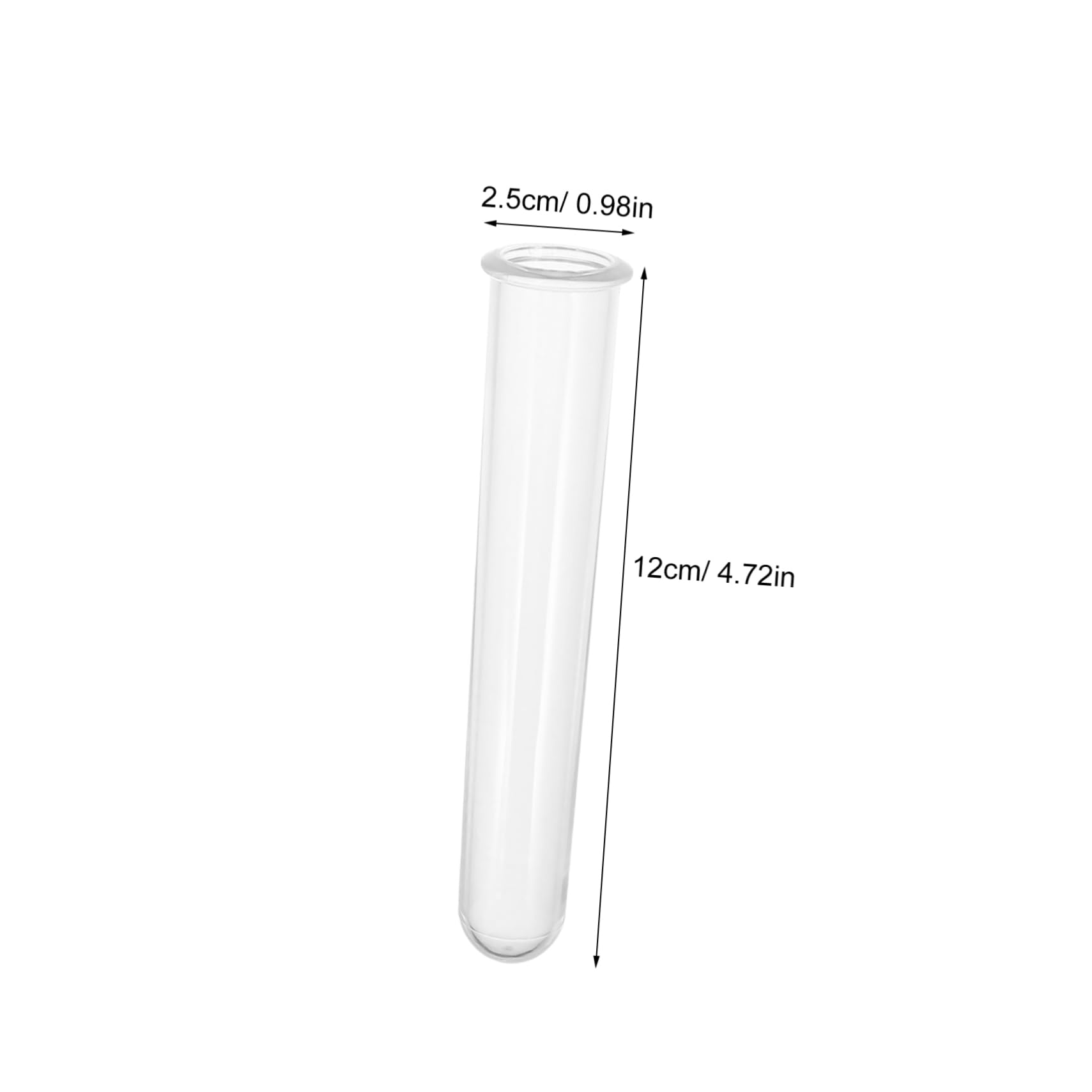 SOLUSTRE Acrylic Plants Propagation Station 10 Pcs Test Tube Lab Tube Rack for Home Office