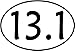 13.1 Oval Magnet