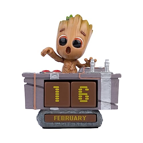 Calendario Perpetuo Groot 3D - Groot Figura de Marvel para