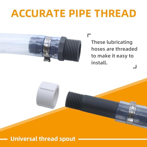 Image of 2 Pack Professional Replacement VP Racing Fuel Jug Hoses | Durable hose fits 5 gallon fuel cans, ideal for racing and off-road applications