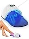 iKeener Nagelpilz Laser Upgrade Therapiegerät für Finger & Zehen,Einstellbaren Sitzungen 5/7/10 Minuten,Nagellaser Reinigung von Fingernägel & Onychomykose,Nagelpilzentferner,mit 30*460nm Blau Licht