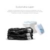 Pet Parents Washable Dog Diapers (3pack) + Extendrs of Durable Doggie Diapers, Premium Dog Diapers Female & Male (X-Small, Black)