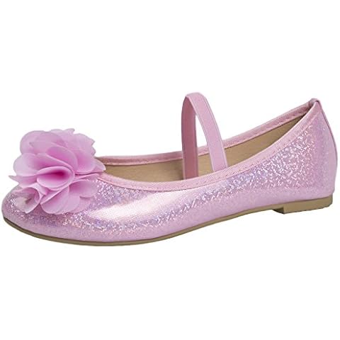 Lora Dora Girls Pink Glitter Party Shoes Cover