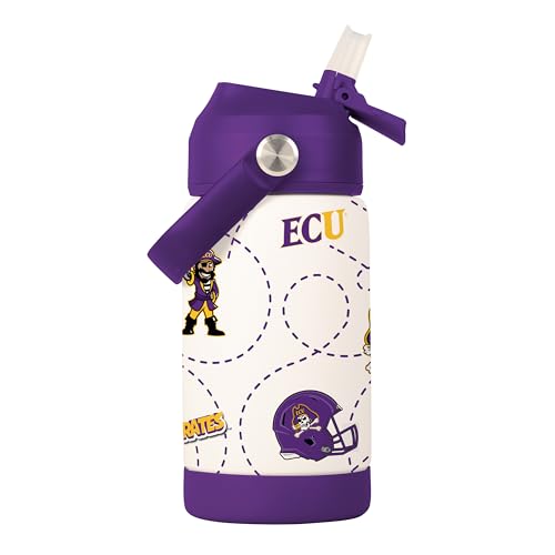 Image of Logo Brands NCAA Mascot Stainless-Steel Kids Bottle -Soft Silicone Mouthpiece, Easy To Carry, Kid-Friendly Design- Great For School & On-The-Go