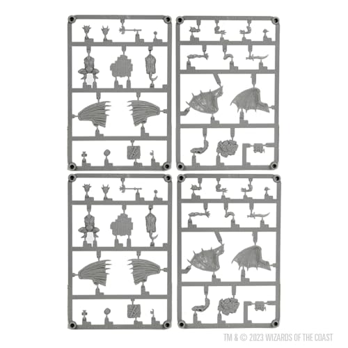 WizKids D&D Frameworks: Gargoyle sin pintar y sin montar miniatura 5
