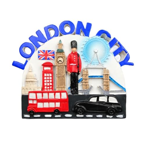 Imán Decorativo de Resina London Skyline miniatura 1