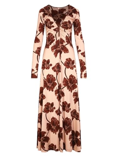Alma Bordada Floral Maxi Dress