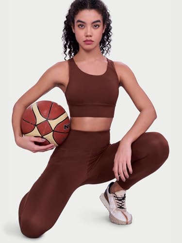 Image of Enamor High Rise 7 /8th Length Adjustable Drawstring Workout Leggings for Women - Hugged Fit, Quick Dry, Antimicrobial - A605