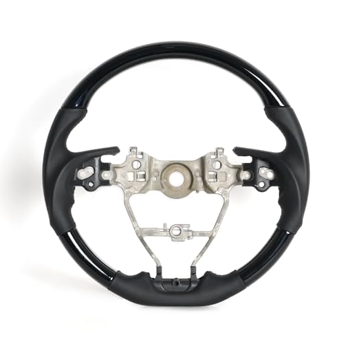 JIANGGAI ステアリング ホイール クラウン220系 / カムリ70系 / カローラ210系 / RAV450系 対応 ガングリップ ピアノブラック 純正交換 カスタムハンドル 車種専用設計