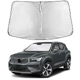 EcoNour Windshield Sunshade Compatible for Volvo XC40 2019-2024 2025 2026