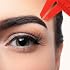 Frienda 5 Pieces Eyebrow Measuring Ruler Brow Mapping Tool Mini Vernier Caliper Double Scale Plastic Sliding Gauge Ruler for Micro Blading Eyebrow Tattoo Brow Artists(Bright Colors)