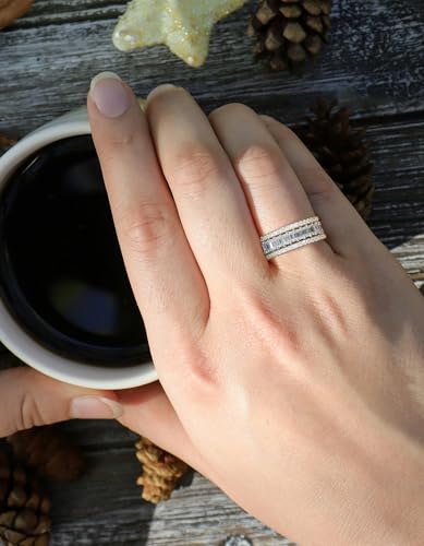 Fashion Ring Sets for Women Band Stackable | Premium Moissanite D Color VVS1 Clarity 3EX Cut | S925 Sterling Silver 14K Gold Plated Non Tarnish2