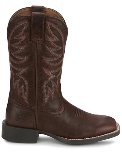 Justin Women's Demeter Western Boot Broad Square Toe - SE2803 8 1/2 M US Brown2
