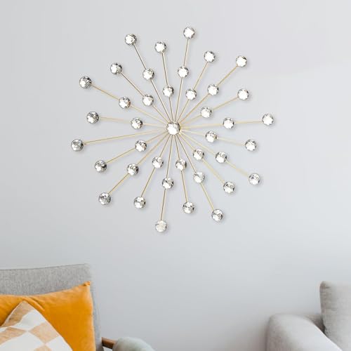 Décoration Murale Strass 3D Or Blanc : Élégance et Prestige - 5