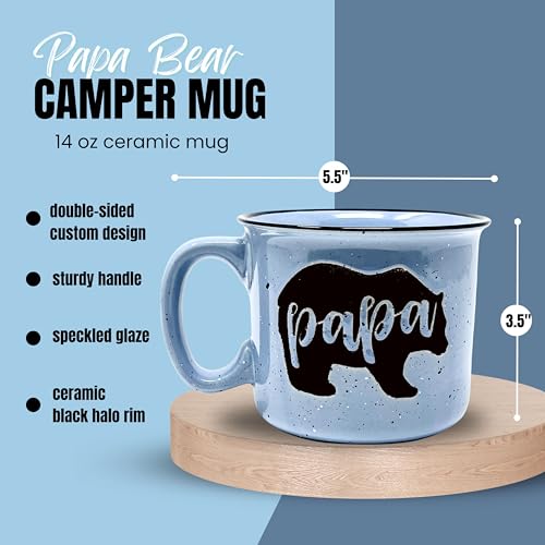 Set de 2 Mugs Mama y Papa Bear 14 oz miniatura 4