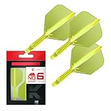 TARGET（ターゲット）K-FLEX FLIGHT NEON SHAPE/NO6（ネオンカラー シェイプ） (イエロー, 19mm)