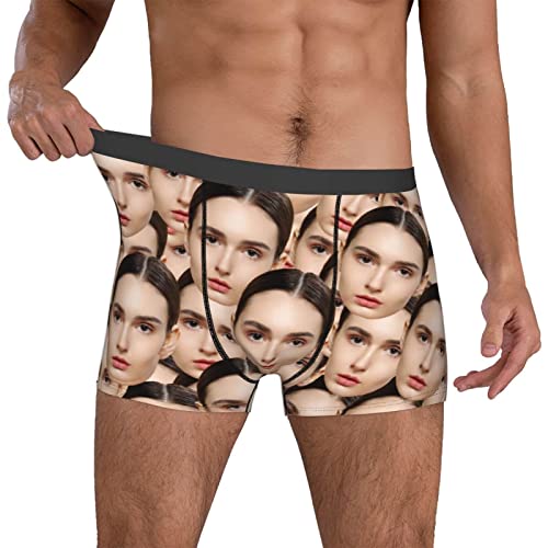 Customize Boxers for Men with Pictures, Personalized Boxer Briefs for Father, Husband, Boyfriend; Boxer Personalizados Para Hombre; Personalized Gifts2