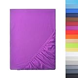 Geeignet für Allergiker: Durch die sehr feinen Fasern der Mikrofaser Spannbettlaken ist sie besonders auch für Allergiker geeignet. Hausstaub, Pollen oder Milben werden von dem Gewebe kaum aufgenommen. Auch die Fusselbildung ist nahezu ausgeschlossen.