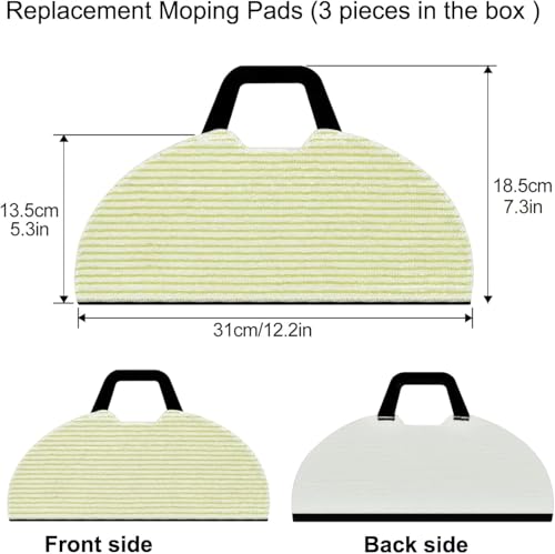 Image of Replacement Parts Accessories for Shark AV2610WA RV2610WA RV2410WD Matrix Plus 2- in-1,1 Main Brush,3 Filters,2 Mop Pads,4 Side Brushes,1 Pre Filter,&1 Pre-Motor 1 Foam Filter