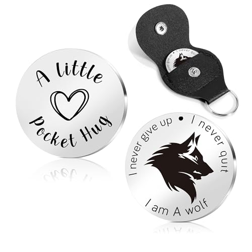 Stocking Fillers For Teenage Boys Wolf Gifts For Men Wolf Gifts For Women Inspiration Keyrings For Men Wolves Gift Birthday Gifts For Women Men I Am A Wolf I Never Quit I Never Give Up Keychain