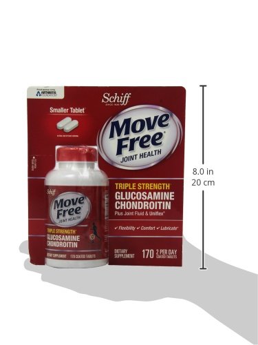 Move Free Advanced, 170 Tablets - Joint Health Supplement With Glucosamine And Chondroitin #TOP4
