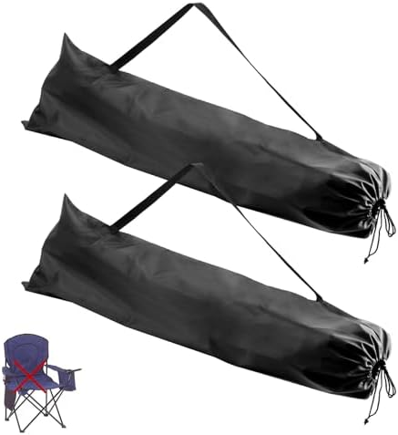 Camping Chair Replacement Bags for Coleman, Folding Camping Chair Carry Bags Replacement for Camp Chairs, Protective Lawn Chairs Bag, Beach Chair Bags for Travel Outdoor Sports, 40.74inches, 2Pack