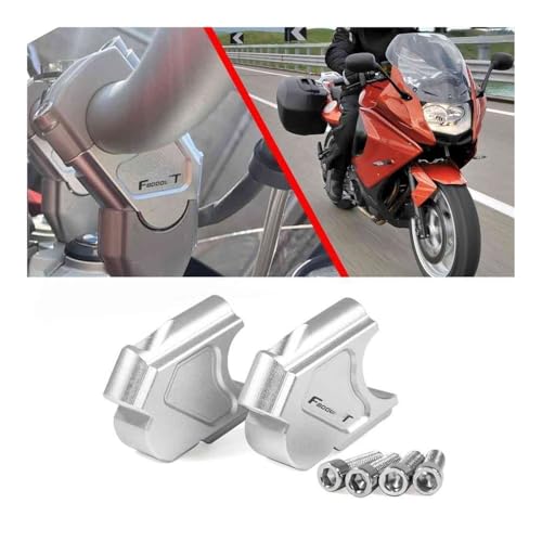 Abrazadera elevadora de manillar contra el dolor de espalda en F800GS 2