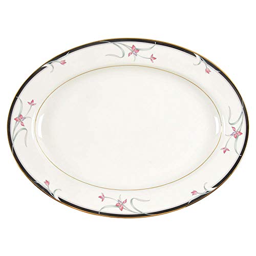 Mikasa Floradora 14" Oval Serving Platter #TOP24