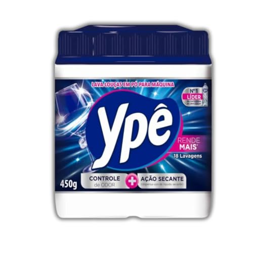 Ypê Detergente Em Pó Maquina Lava Louças Secante Sabão 450g
