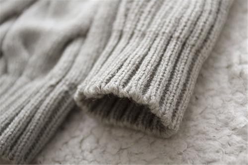 Kids Boys Girls Knit Sweaters Turtleneck Fall Winter Soft Warm Sweater Pullover Tops 6