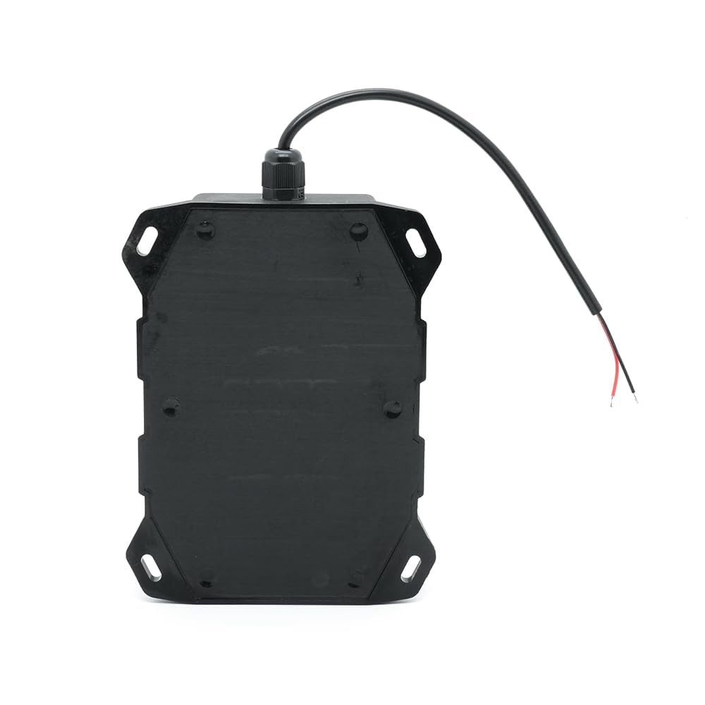 12-24V Alarme de secours de bruit blanc et avertissement lumineux - Système de sécurité de recul 97dB pour camions et machines (4PCS)