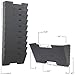 Gray Wall Mount Steel Vertical File Organizer Holder Rack 10 Sectional Modular Design Wider Than Letter Size 13 Inch Multi-Purpose Organize Display Magazines Sort Files and Folders